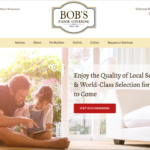 Screenshot of Bob's Flooring company website
